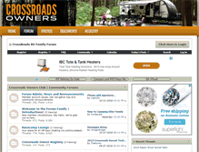Tablet Screenshot of crossroadsowners.com